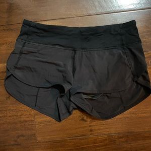 Lululemon speed up shorts 2.5” length